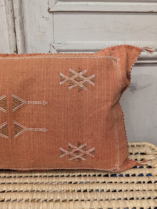 Moroccan Cactus Silk Cushion - CU-CS-006