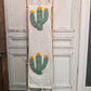 Hand Tufted Pom Pom Blanket - Cactus Flower BLPP125