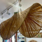Handwoven raffia lampshade with metal frame HWLS017
