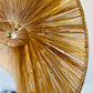 Handwoven raffia lampshade with metal frame HWLS017