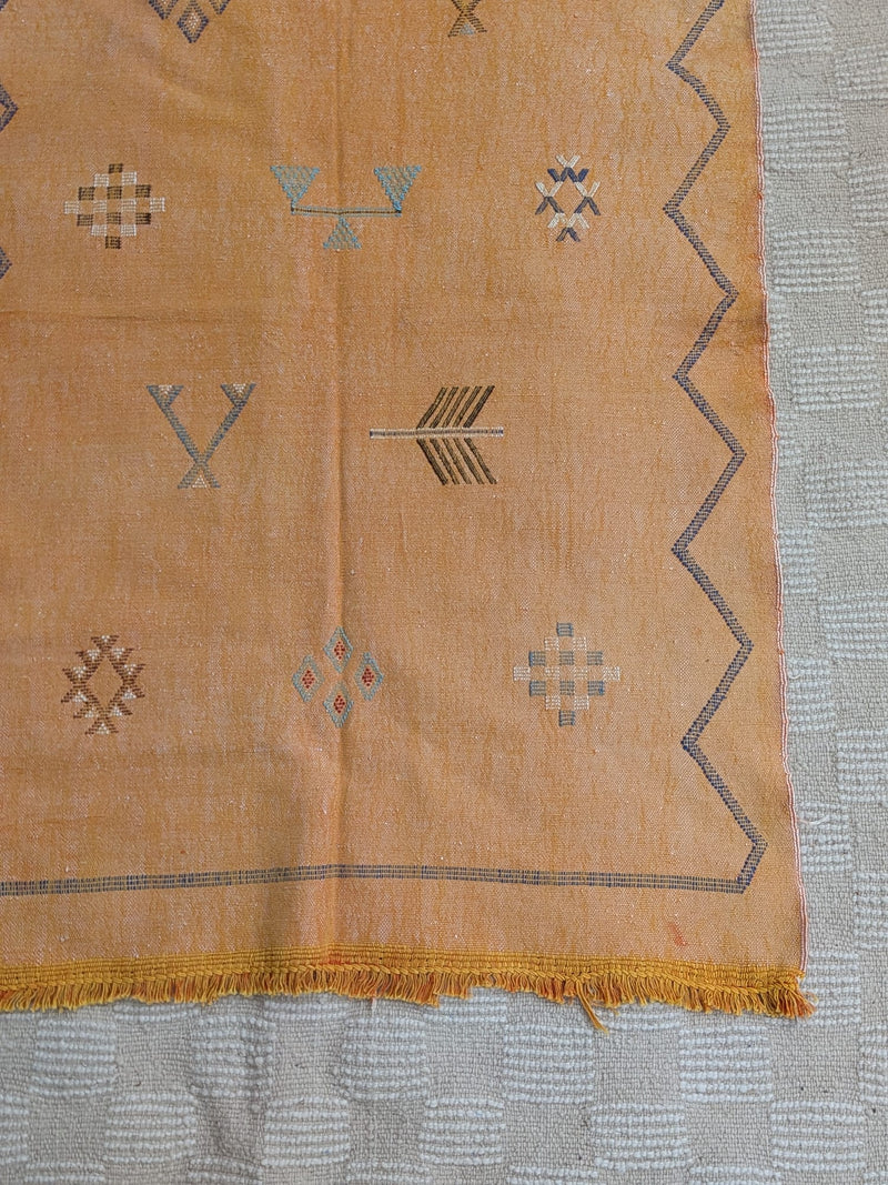 Orange Cactus Silk Rug RUCS007