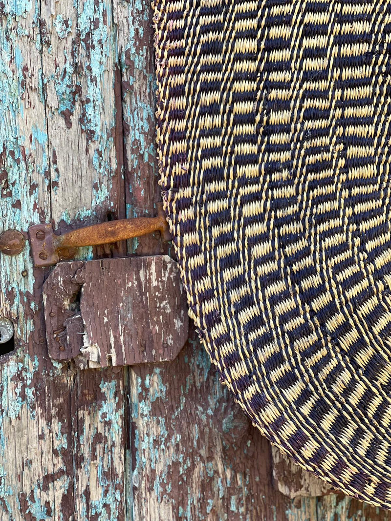 Handwoven Super Size Statement Fan HWFN001