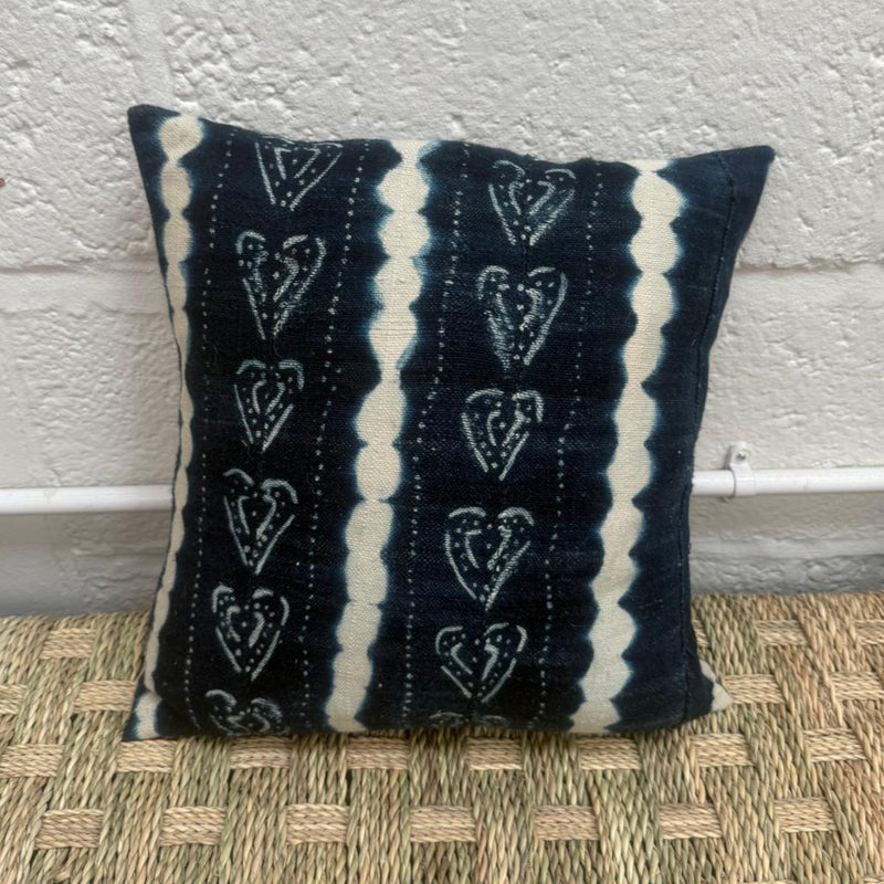 Indigo Tie Dye Mud Cloth Cushion CUMM003