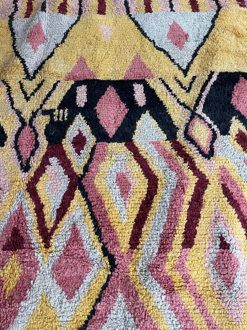 "Saffron Rose" Vintage Boujaad Rug RUBJ36