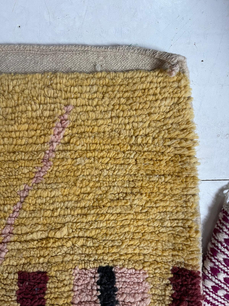 "Saffron Rose" Vintage Boujaad Rug RUBJ36