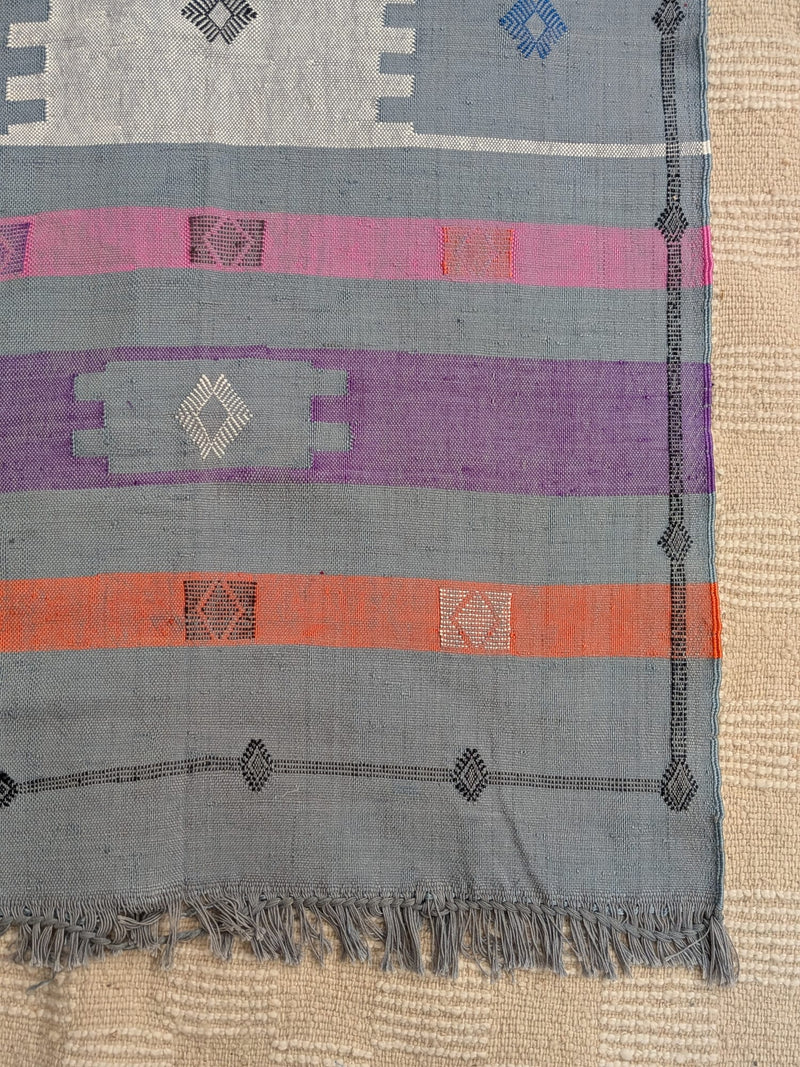 French Grey Cactus Silk Rug RUCS006