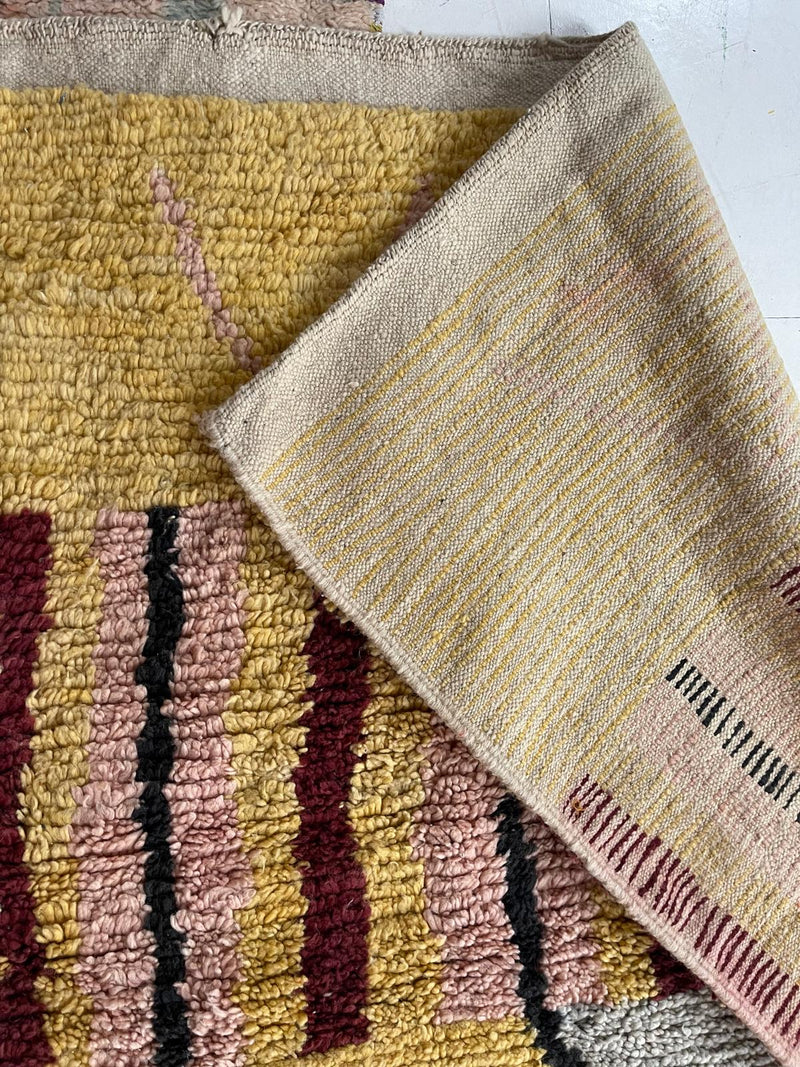 "Saffron Rose" Vintage Boujaad Rug RUBJ36