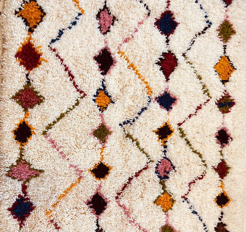 "Garlands of Joy" Contemporary Beni Ourain Rug RUB094