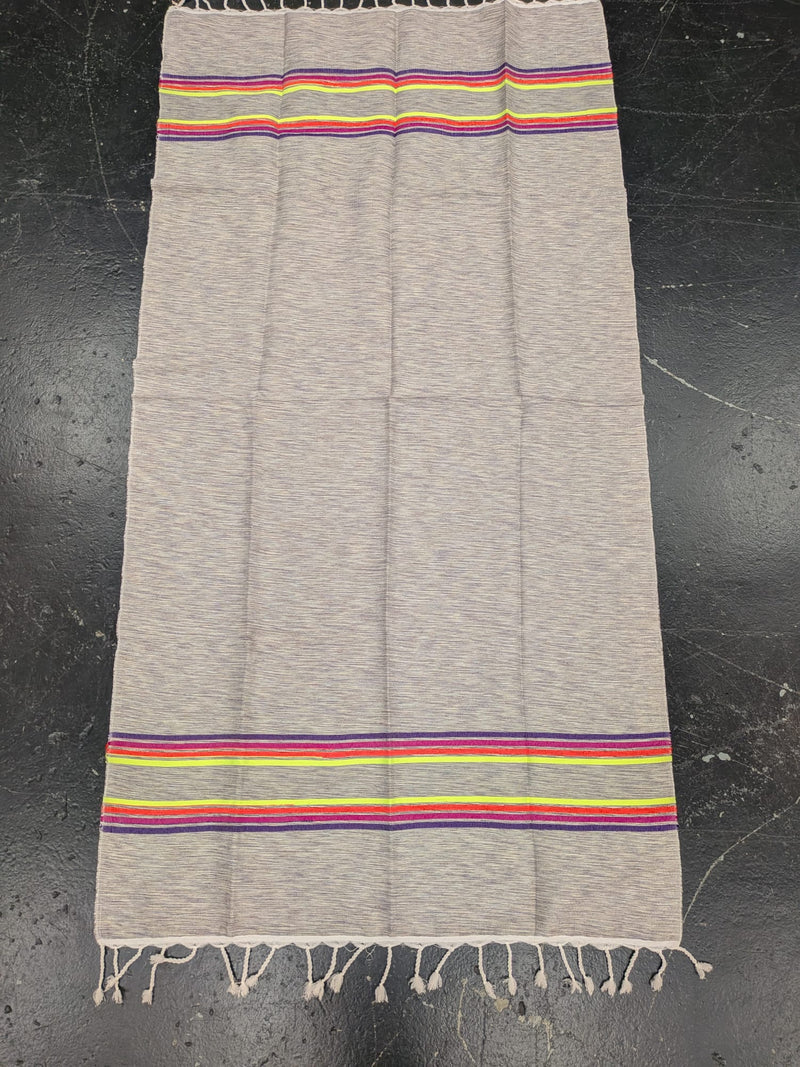 'Chihab' Hammam Towel - Lavender/Multi  BLHT016