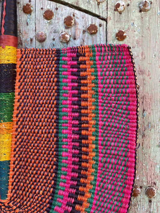 Handwoven Super Size Statement Fan HWFN002