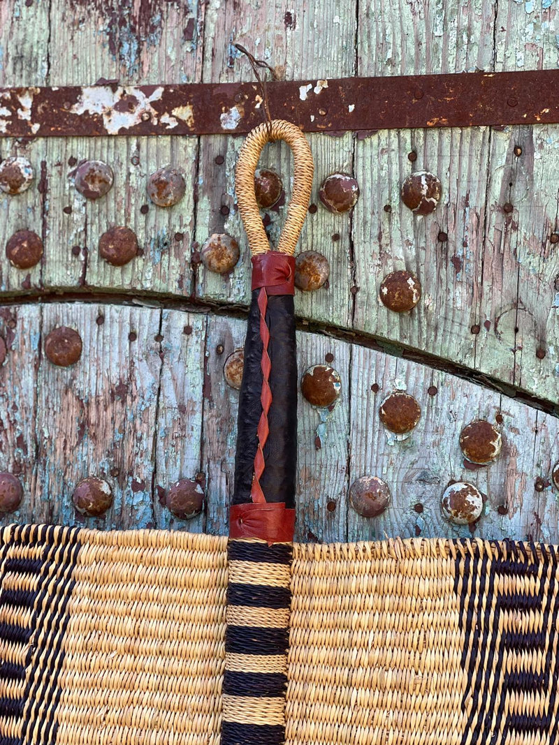 Handwoven Super Size Statement Fan HWFN003
