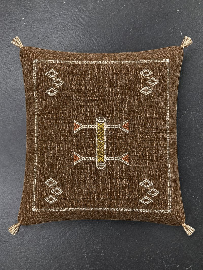 Moroccan Cactus Silk Cushion CUCS135