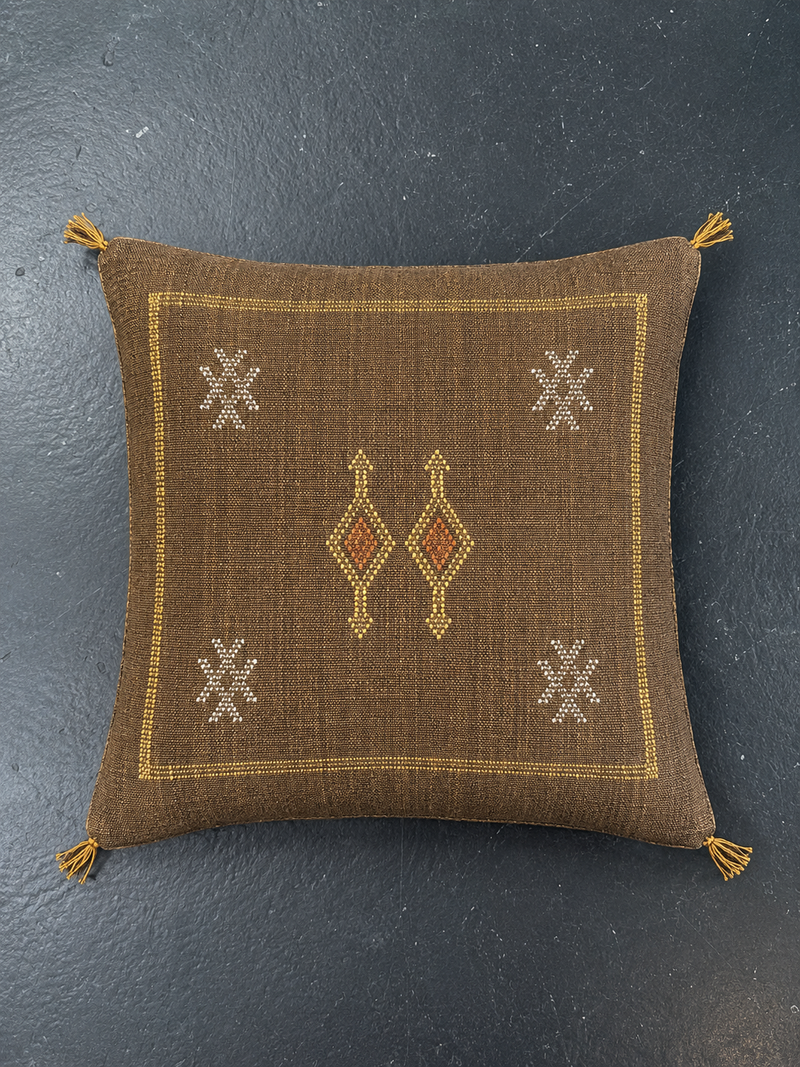 Moroccan Cactus Silk Cushion CUCS136