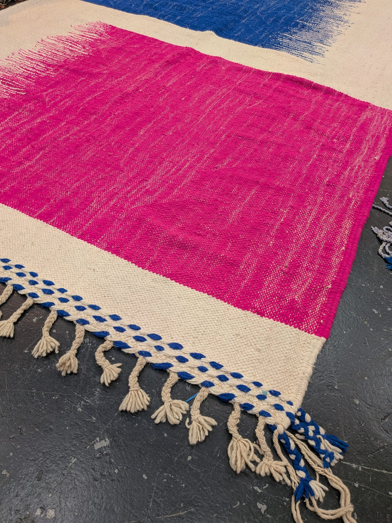 Contemporary Flatweave Moroccan Rug RUBO022