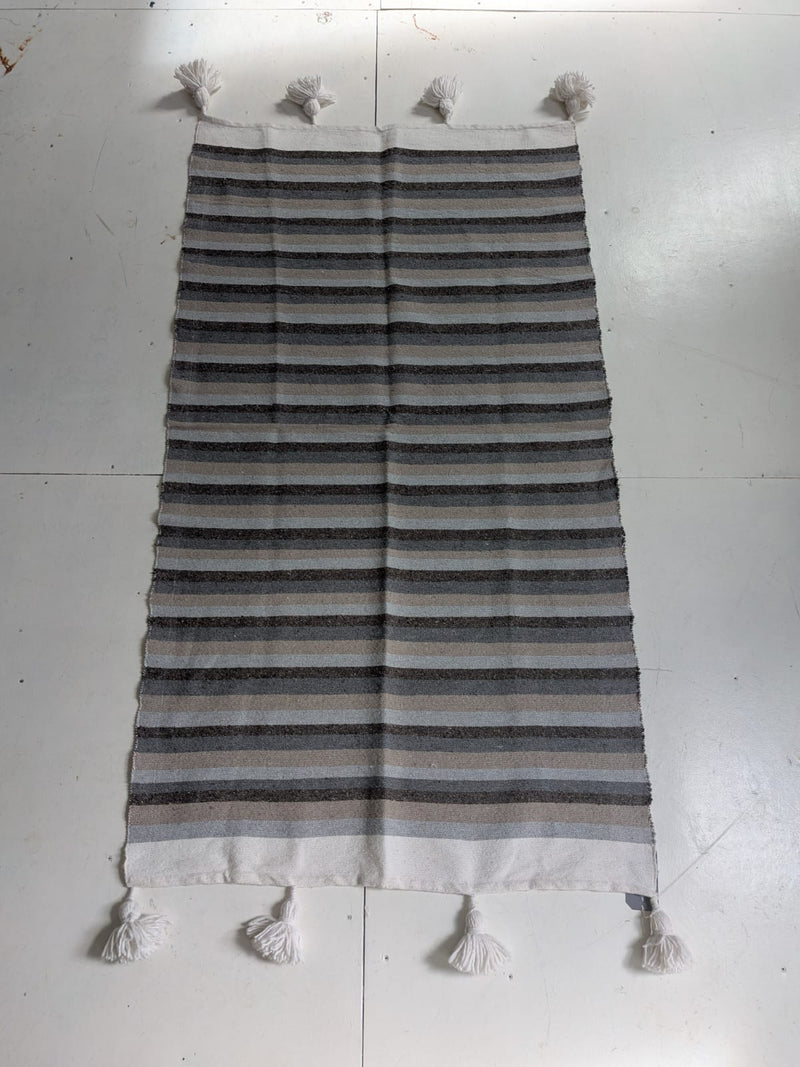 Pom Pom Blanket - Blue Tones BLPP026