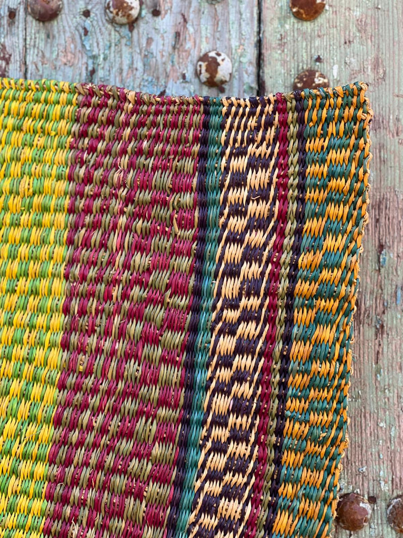 Handwoven Super Size Statement Fan HWFN004