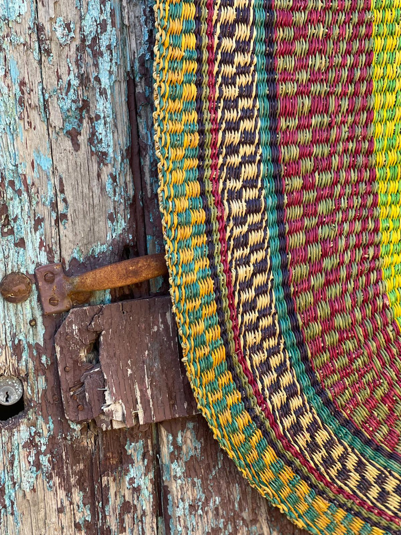 Handwoven Super Size Statement Fan HWFN004