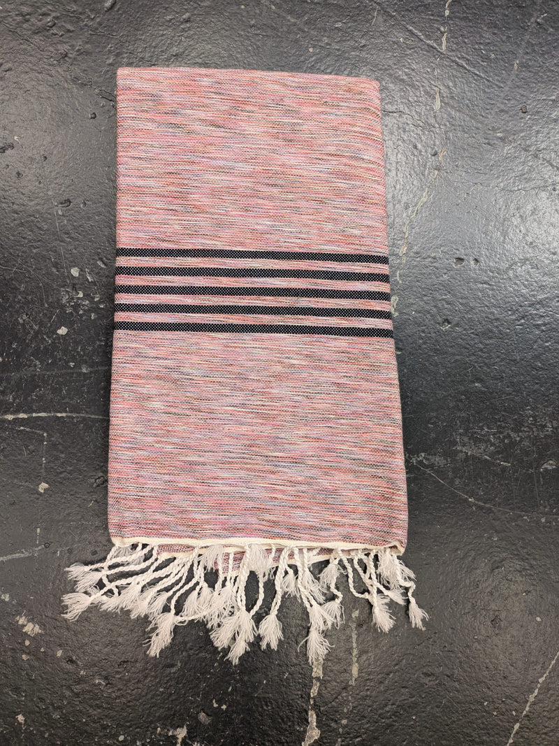 'Choukri' Hammam Towel - Pink/Multi  BLHT017