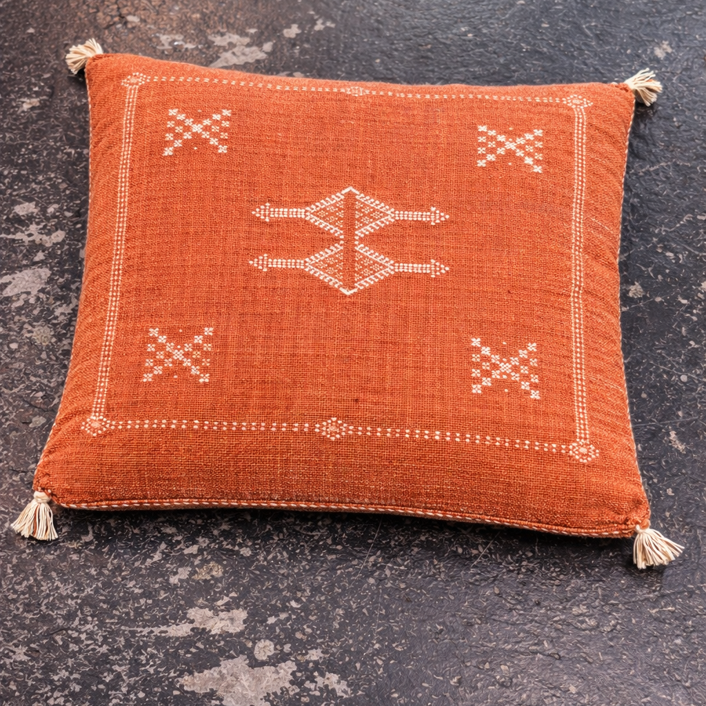 Moroccan Cactus Silk Cushion CUCS120