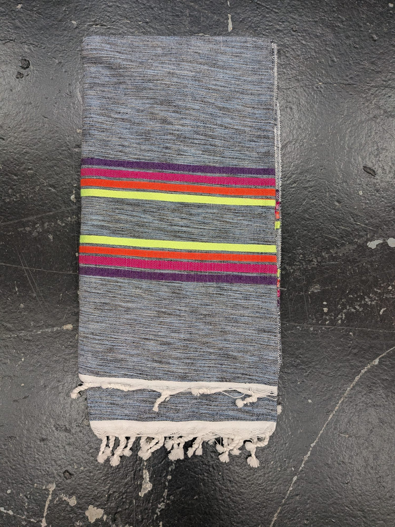 'Dalil' Hammam Towel - Blue/Multi  BLHT020