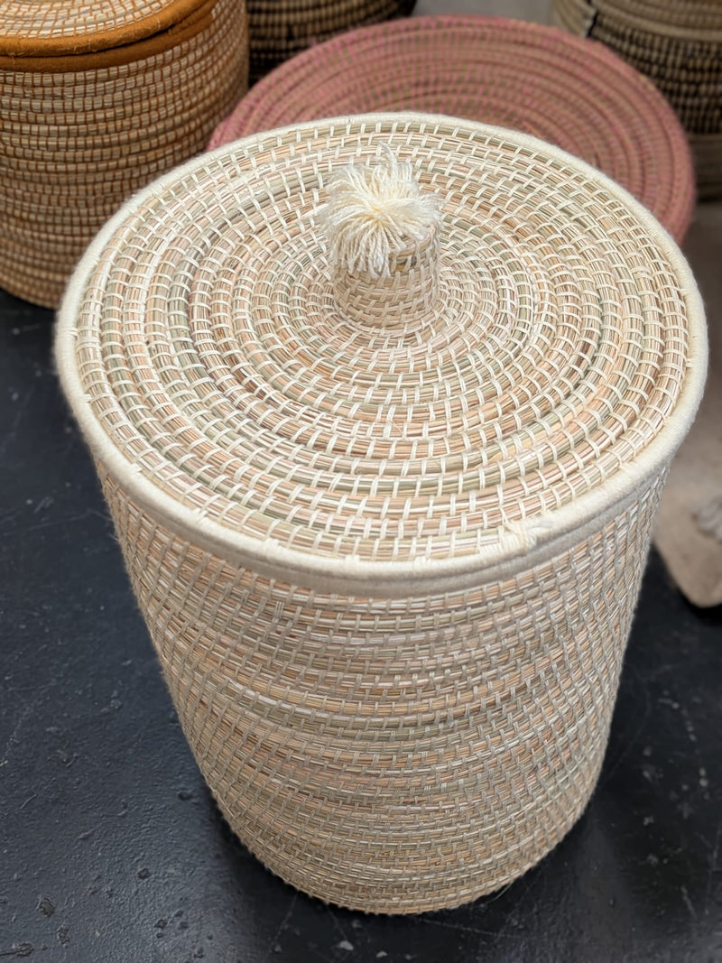 Hand Woven Laundry Basket HWBK030