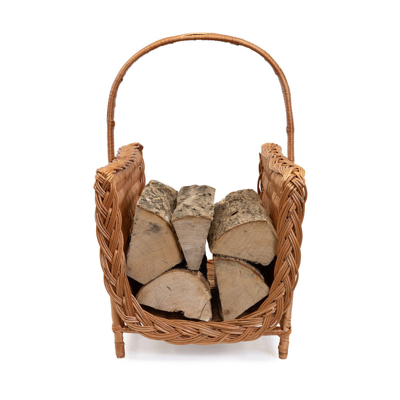 Wicker log basket - Open HWBK005