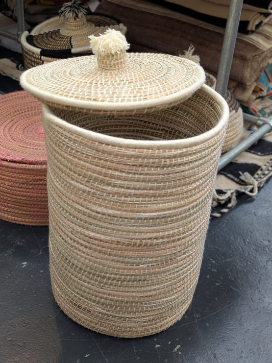 Hand Woven Laundry Basket HWBK030