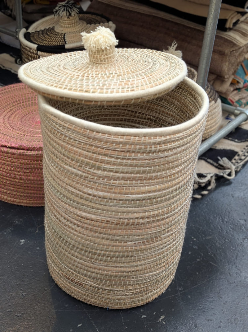 Hand Woven Laundry Basket HWBK030
