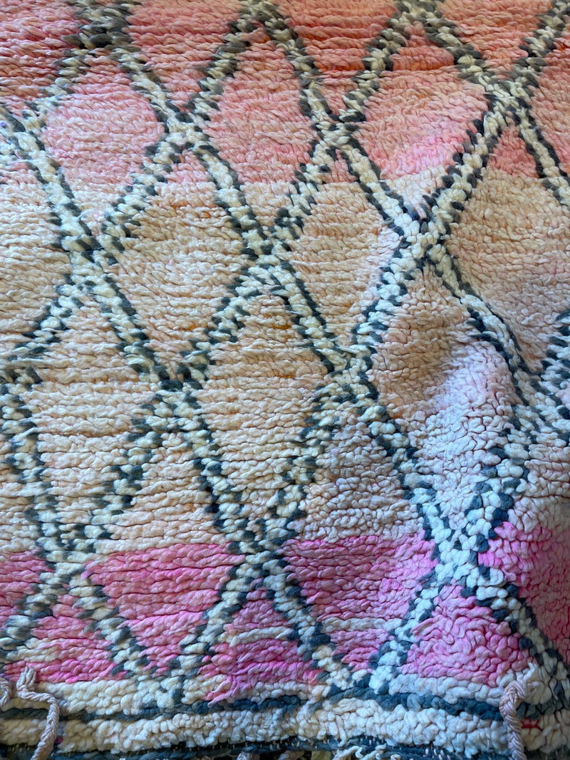 "Rose Diamond's" Vintage Beni Ourain Rug RUB097