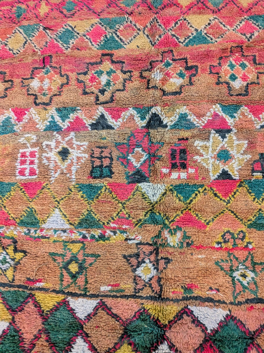 "Stars" Antique Azilal Rug RUAZ027