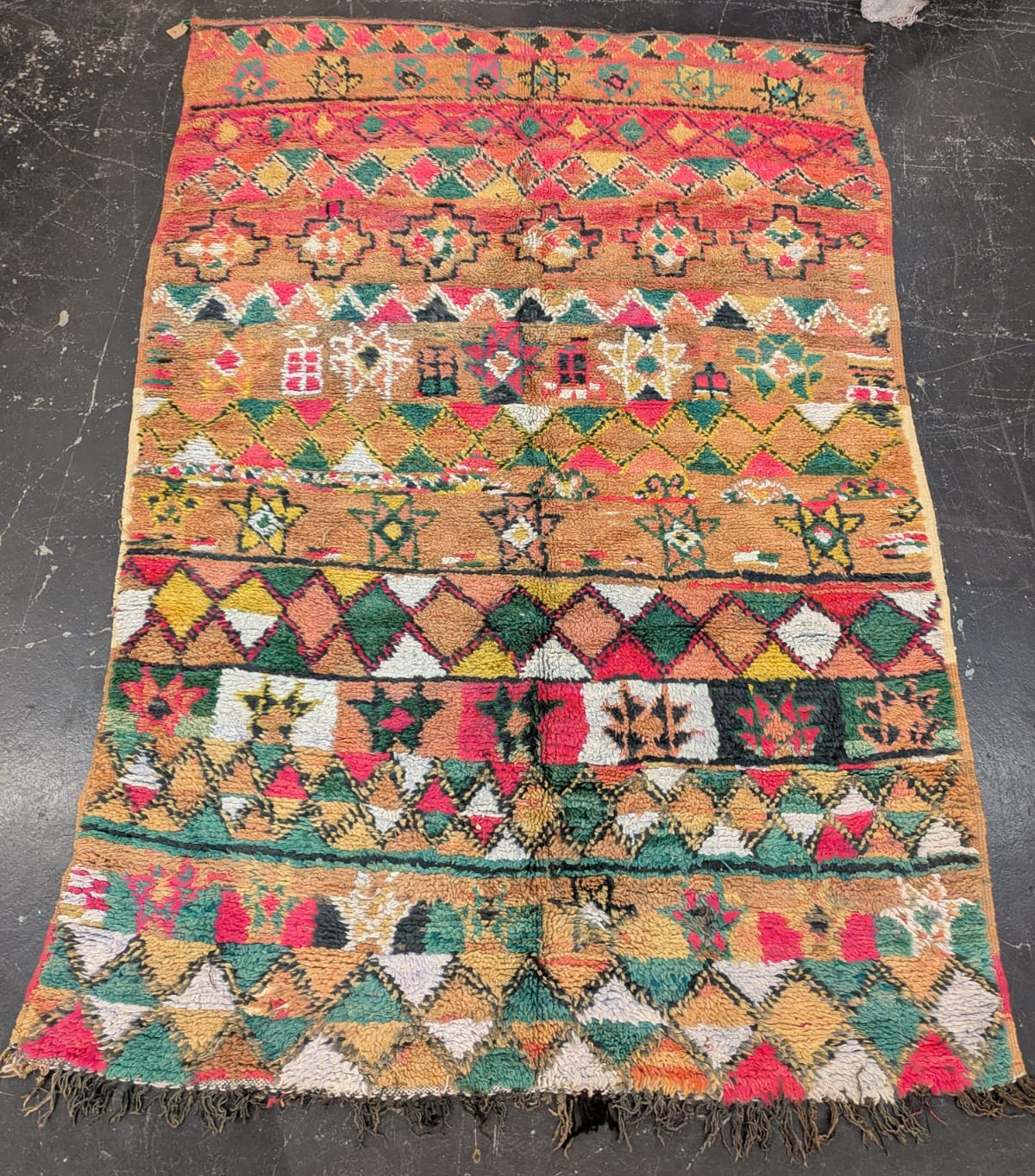 "Stars" Antique Azilal Rug RUAZ027
