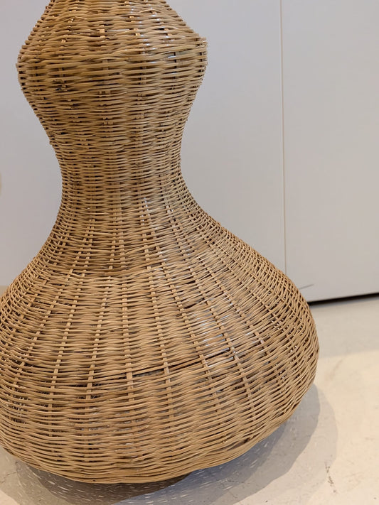 ‘Bell Bottom’ woven wicker lampshade  HWLS020