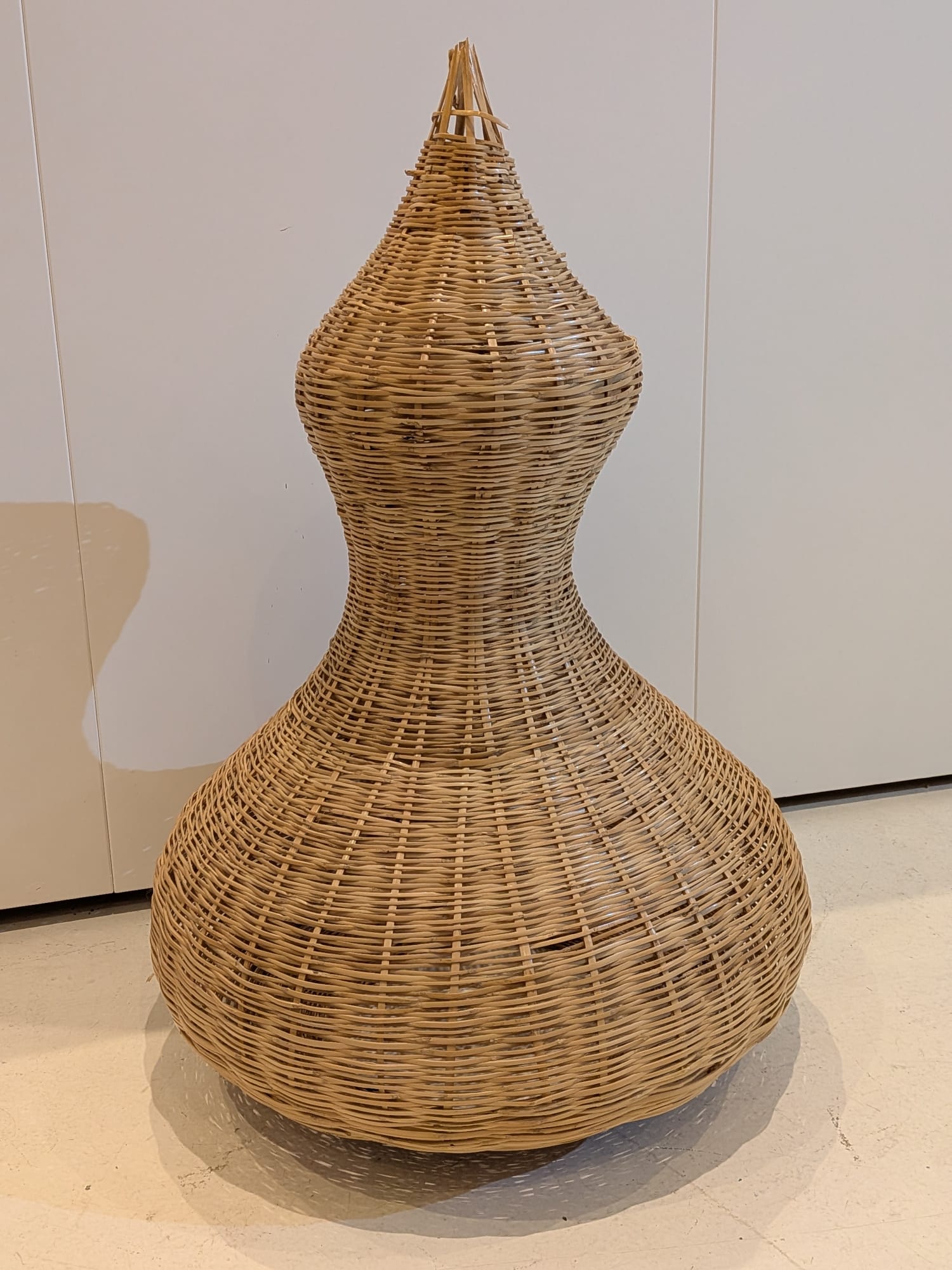 ‘Bell Bottom’ woven wicker lampshade  HWLS020