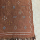 Dark Terracotta Cactus Silk Rug RUCS004