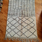 "Walnut Shells & Cream" Antique Beni Ourain Rug - RU-BO-003
