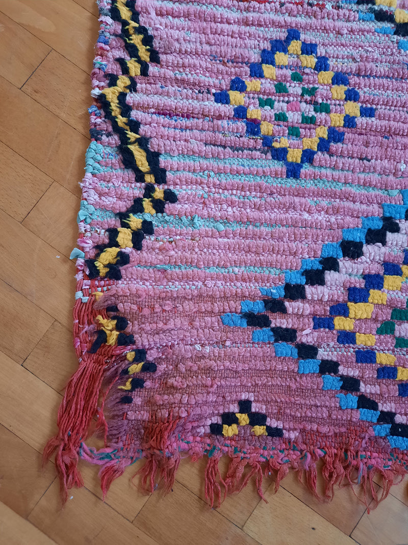 "Dusty Pink" Antique Azilal Runner RUAZ005