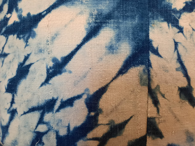Indigo Tie Dye Mud Cloth Cushion