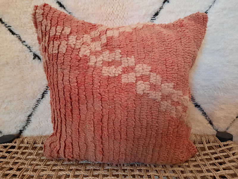 Dusty Pink Antique Azilal Cushion CUAZ001