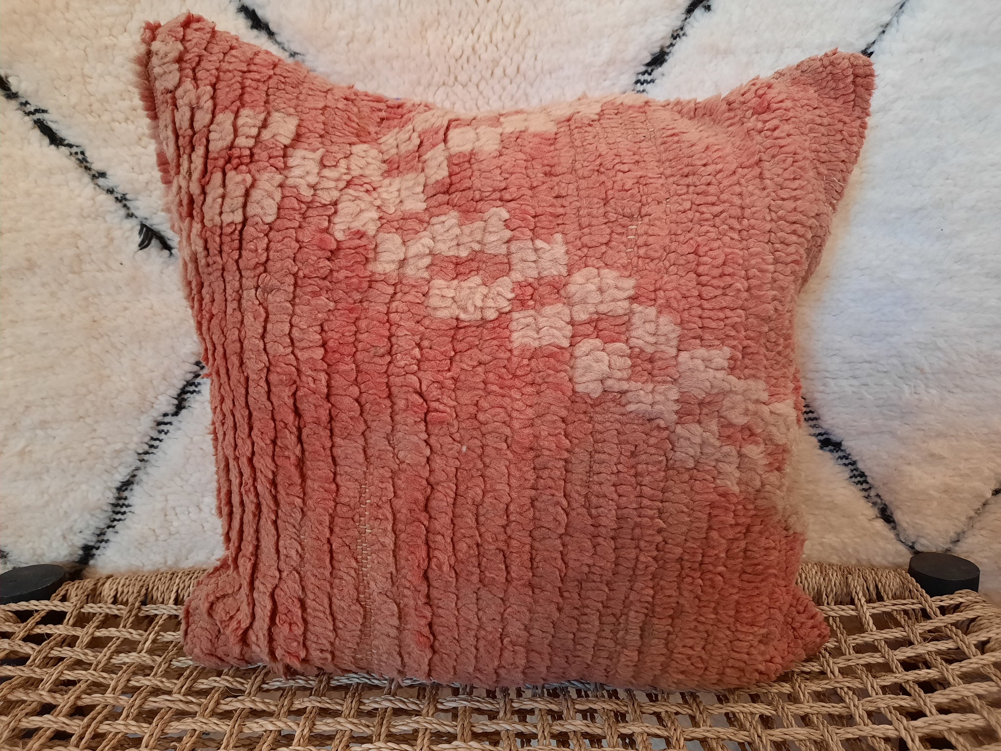Dusty Pink Vintage Azilal Cushion