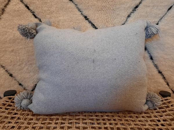 Pompom Sequin Blanket Cushion
