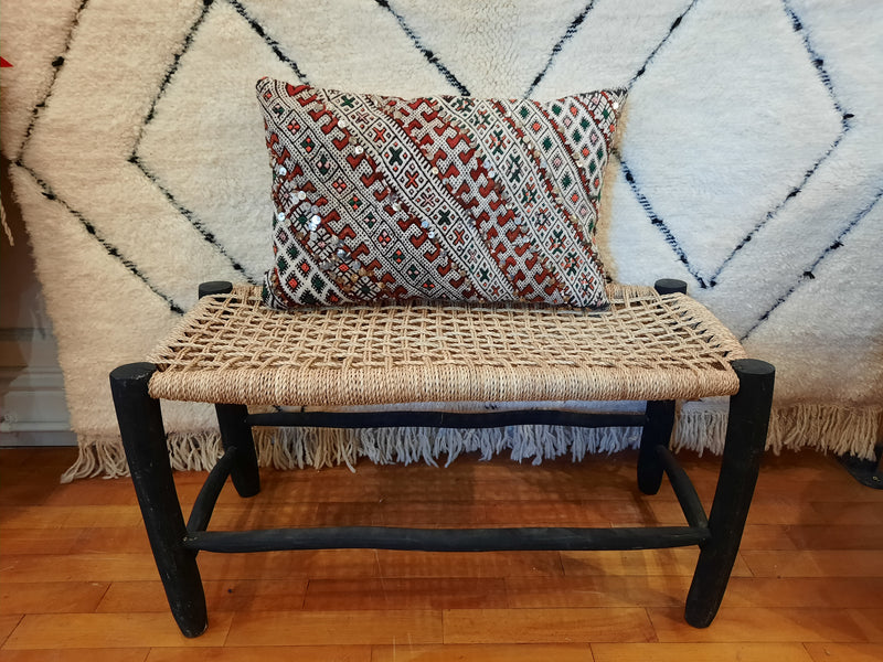 'Embellished' Antique Kilim Cushion