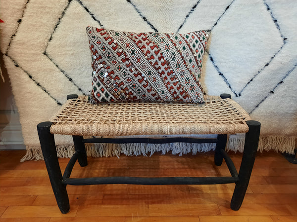 'Embellished' Antique Kilim Cushion