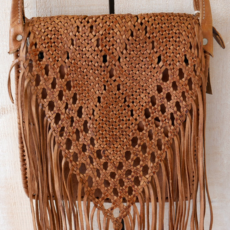 Leather Tassel Boho Bag - CL-BG-003