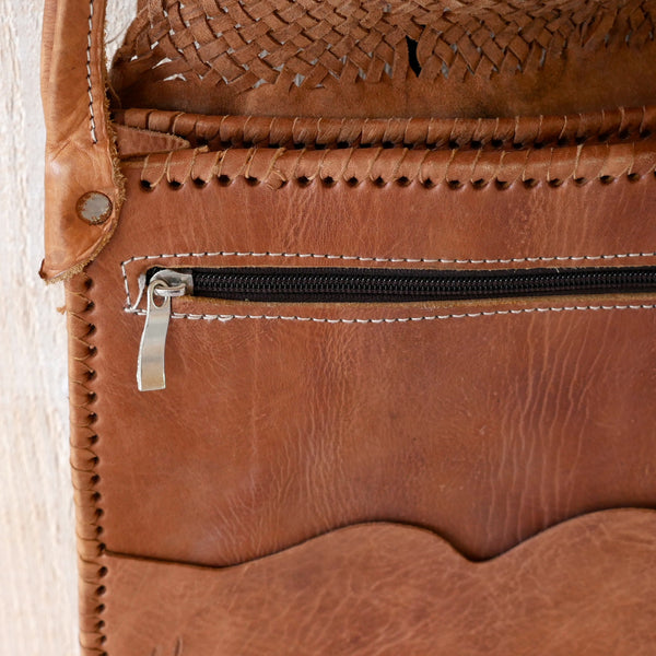 Leather Tassel Boho Bag