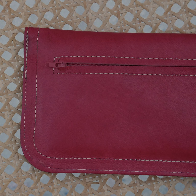 Hand Tooled Leather Clutches - CL-BG-002