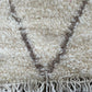 Hand woven and knotted Beni Ourain - Small