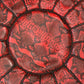 Large Embossed Cow Hide Pouffe - PO-LP-004