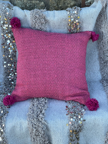 Pompom Cushion