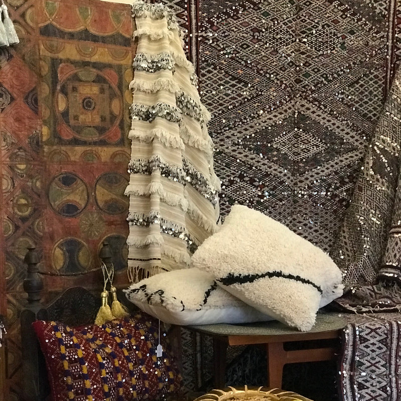 Antique ‘Handira’ Wedding Blanket - BL-HW-001