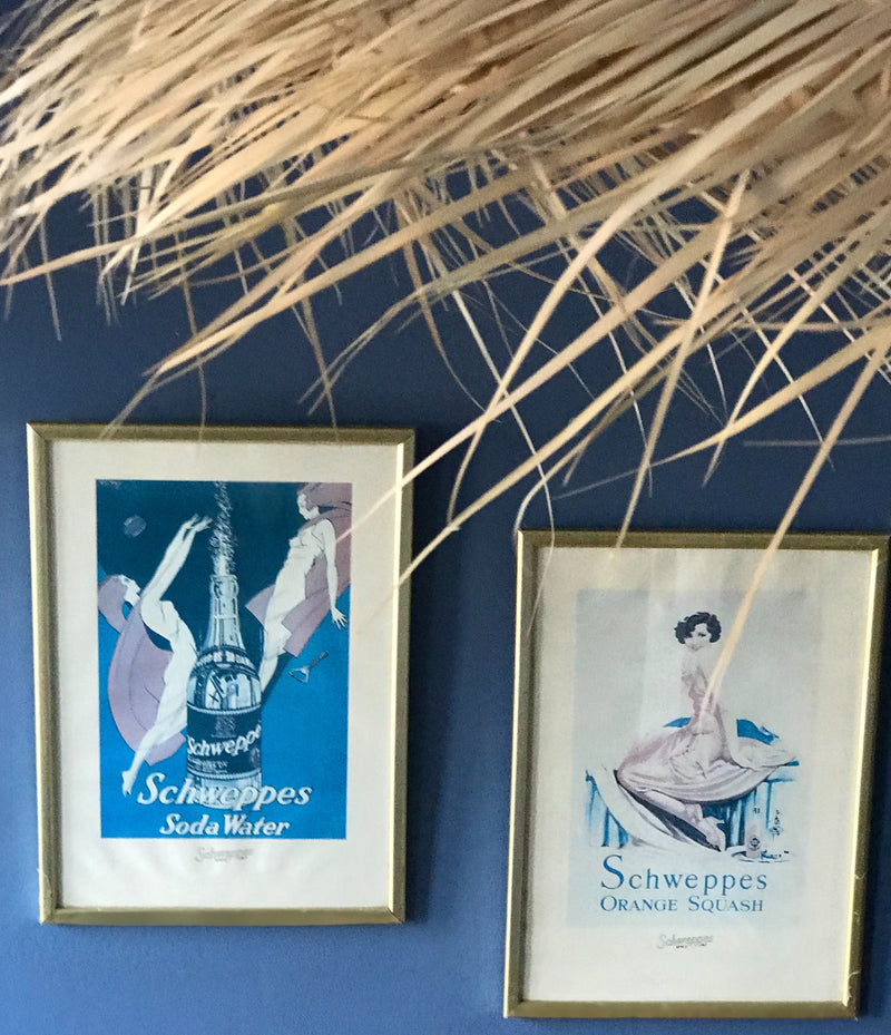 ‘Palmerie’ Medium Palm Leaf Wicker Lampshade - HWLS003